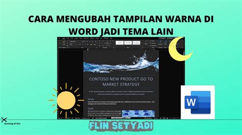 Cara Mengubah Warna Kertas Di Word Hp Arsip Flin Setyadi