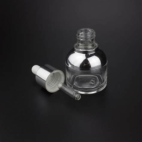 100pcs Wholesale Glass Bottle Dropper Cap Clear Glass 30 Ml Eye