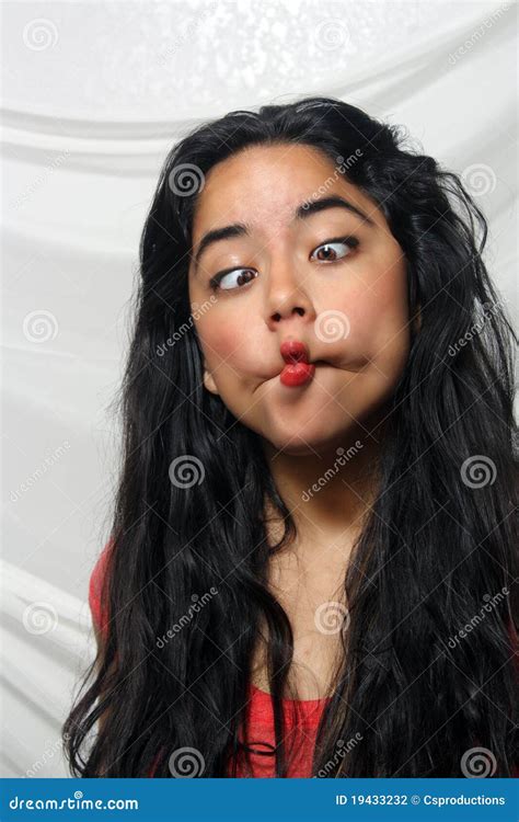 Bella Giovane Latina Cross Eyed Fotografia Stock Immagine Di Modello Specifico