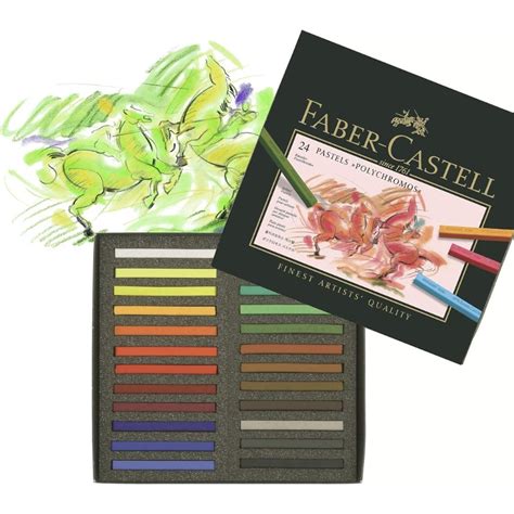 Faber Castell Polychromos Pastels Set Of 24 The Deckle Edge