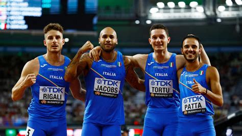 Mondiali Atletica In Finale La X Azzurra Con Jacobs Gli Azzurri