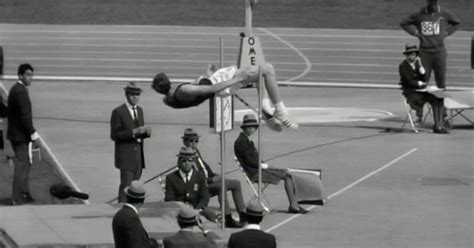 Fosbury flop revolutionises high jump