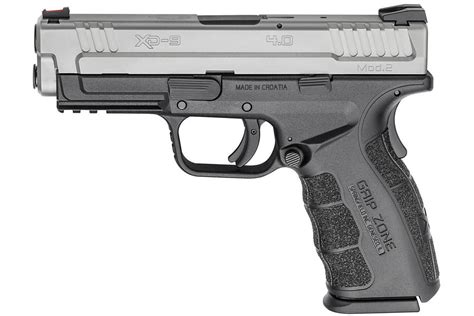 Springfield Xd Mod2 9mm 40 Service Model Essentials Package Bi Tone With Gripzone Sportsman