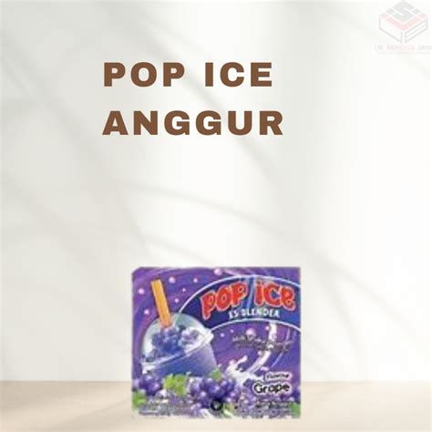 Jual POP ICE Aneka Rasa 1 Renceng Isi 10 Sachet Minuman Bubuk