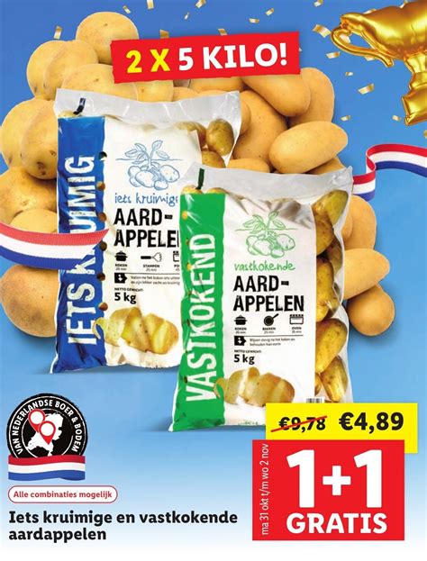 Iets Kruimige En Vastkokende Aardappelen X Kilo Gratis Aanbieding