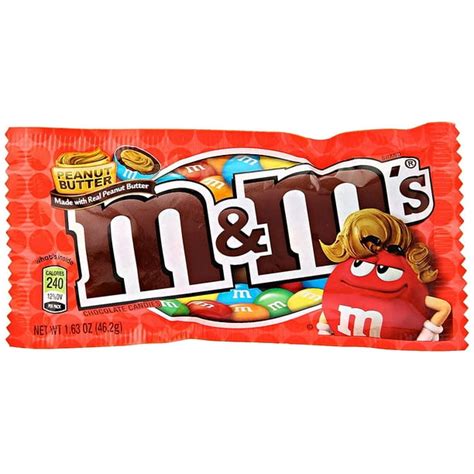 Mandms Peanut Butter Chocolate Candy Singles Size 163 Ounce Pouch Pack