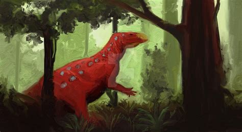 Iguanodont In The Forest By Lucas Attwell On Deviantart