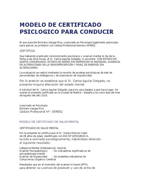 Certificado Medico Para Licencia De Conducir En Mexico Consultatramites