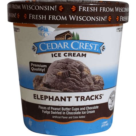 Cedar Crest Elephant Tracks Ice Cream Ice Cream Sendik S Food Market