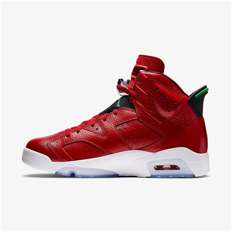 Nike Mens Air Jordan 6 Retro Spizike History Of Spizike Red Green