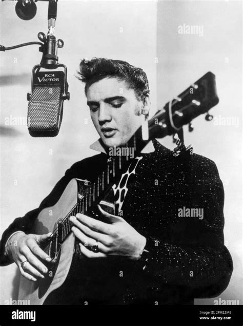 Elvis Presley Singing Microphone