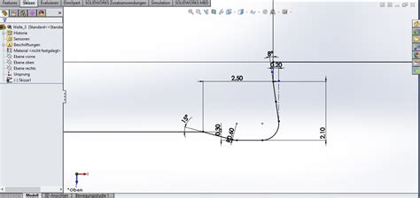 Freistich Form F erstellen DS SolidWorks SolidWorks Lösung