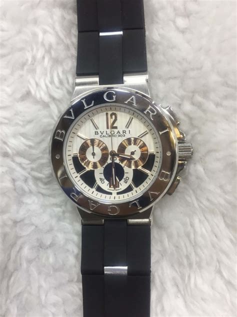 Bvlgari Pulseira Borracha Novo RBBN 001 em até 3x sem juros no cartão