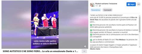 Sono autistico e ne vado fiero dal palco con il papà Elio il