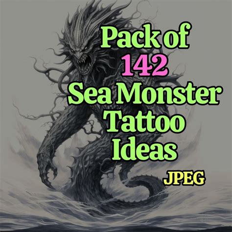 Sea Monster Tattoo Traditional Sea Monster Tattoo Designs Sea Monster ...