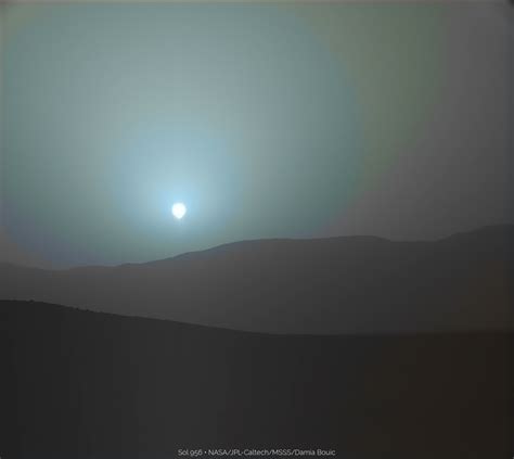 Curiosity Has Captured a Breath-Taking Blue Sunset Over Mars : ScienceAlert