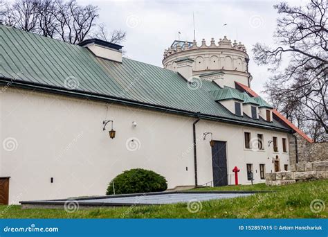 Przemysl, Poland, - April 13, 2019. Przemysl Castle or Casimir Castle, XIV Century is a ...