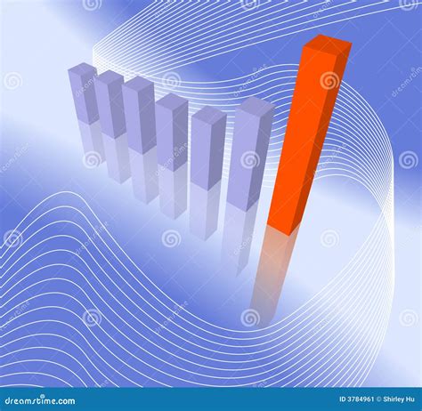 Modern Bar Chart Stock Vector Illustration Of Marketing 3784961