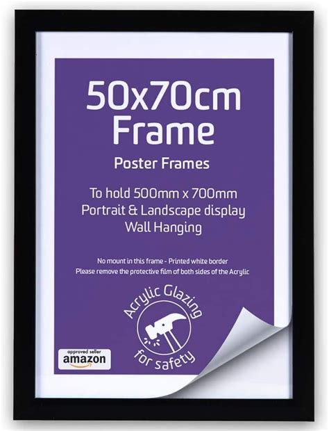 Frame 50cm X 70cm Picture Frames For Wall Black Photo Frame Photo