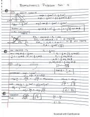 Biomechanics Problem Set 4 Pdf Course Hero