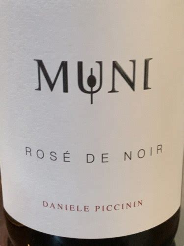 Daniele Piccinin Muni Ros De Noir Brut Nature Vivino Us