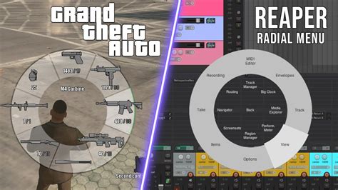 GTA Style Menus In REAPER Radial Menu YouTube