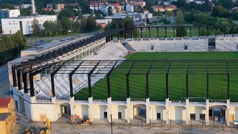 Budowa Stadionu Sandecji Nowy S Cz Youtube