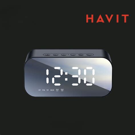 Havit M Multi Functional Wireless Bluetooth Speaker And Alarm Clock