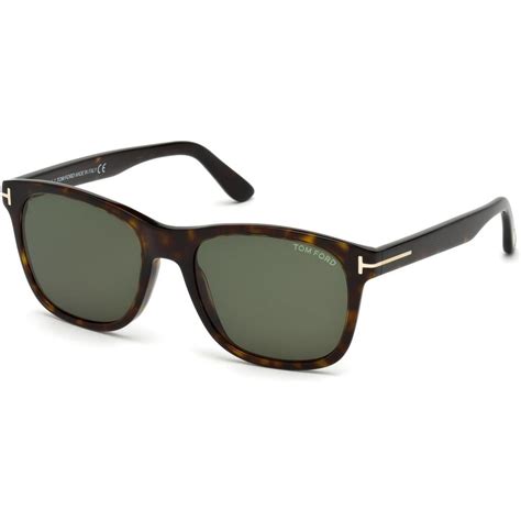 Tom Ford Tom Ford Ft 0595 Sunglasses 52n Dark Havana Green