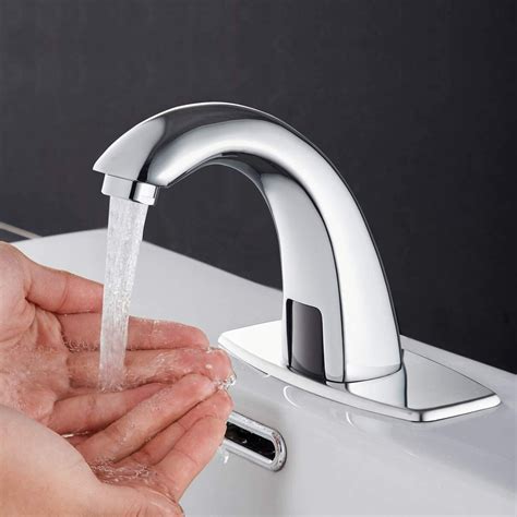 Zinc Alloy Automatic Infrared Sensor Kitchen Basin Sink Faucet Smart