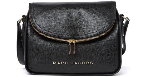 Marc Jacobs The Groove Leather Messenger Bag In Black At Nordstrom Rack