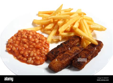 Fish Fingers Chips And Beans Hi Res Stock Photography And Images Alamy