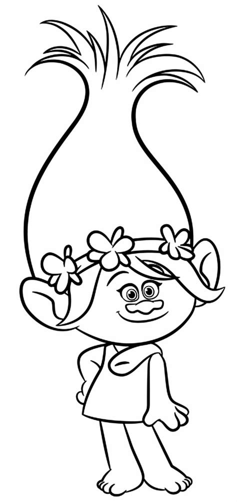 Desenhos Dos Trolls Para Colorir Bora Colorir