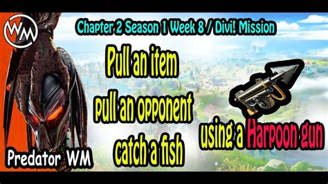 Pull An Item Pull An Opponent And Catch A Fish Using A Harpoon Gun