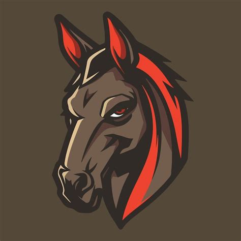 Premium Vector | Mule head mascot vector illustration on isolated ...