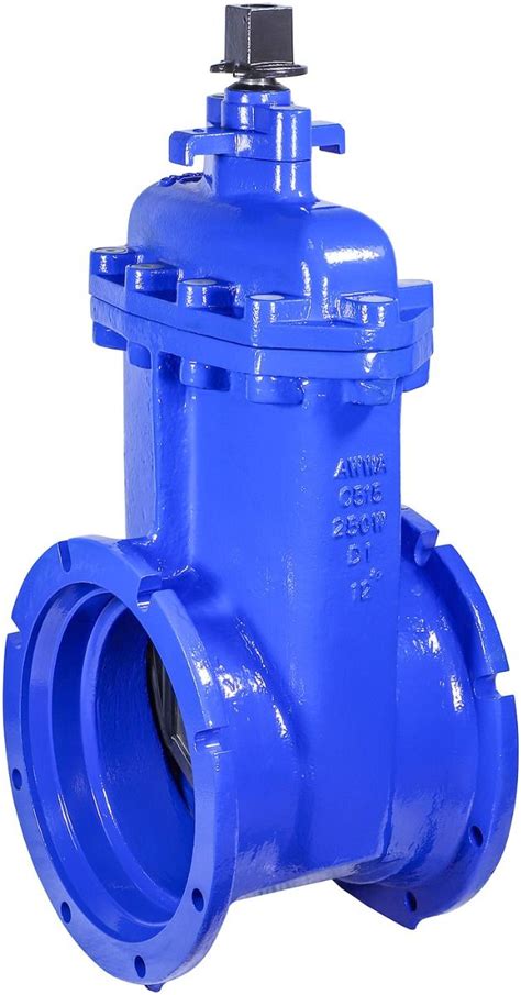 12 Ductile Iron Gate Valve Mj Nrs Resilient Wedge 2 Sq Nut Awwa C515 Valveking