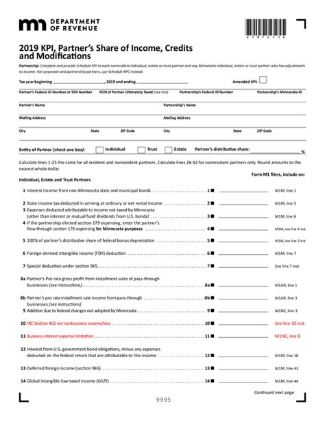 Fill Free Fillable Minnesota Department Of Revenue Pdf Forms