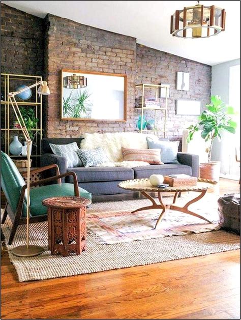 Brick Walled Living Room Decor - Living Room : Home Decorating Ideas ...