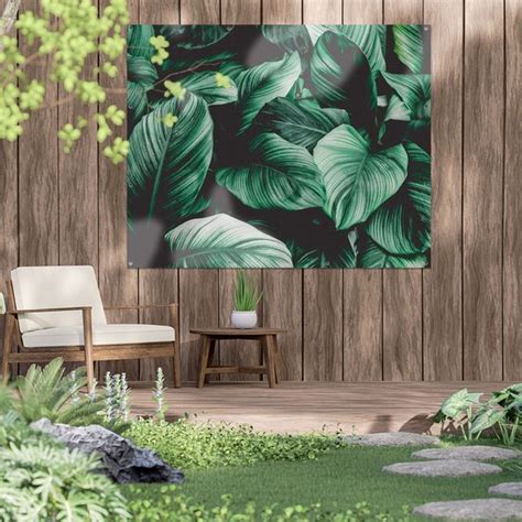 Gards Tuinposter Tropische Groene Bladeren X Cm Tuindoek