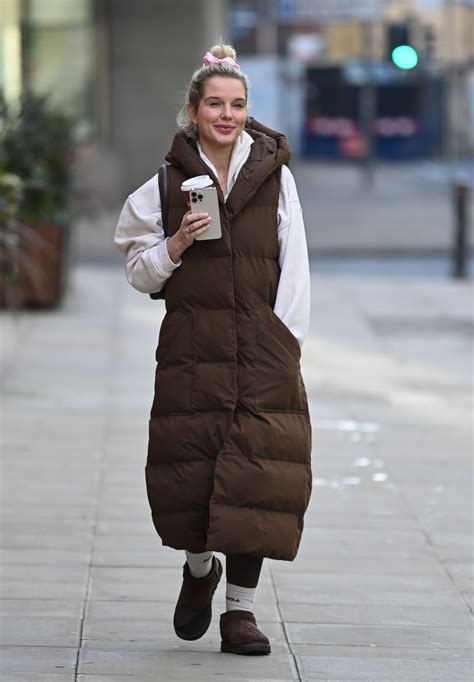 HELEN FLANAGAN Arrives at Sunday Well Spent Week Being Morning in
