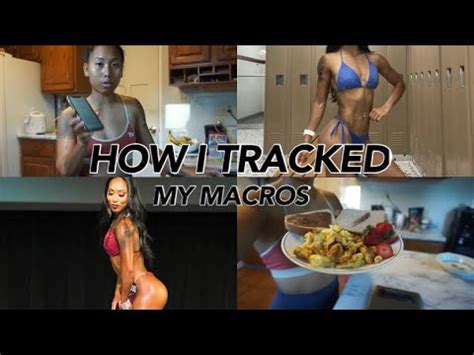 HOW I TRACK MY MACROS I BIKINI PREP SERIES I 10 WEEKS OUT YouTube