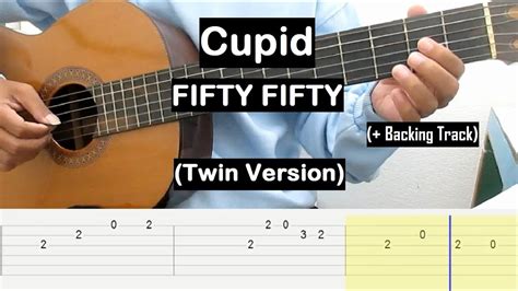 FIFTY FIFTY Cupid Twin Version Guitar Tutorial TAB Backing Track