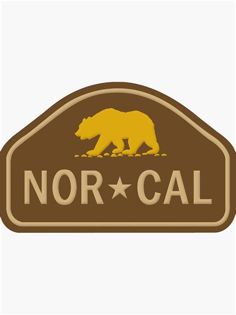 "Nor Cal " Sticker for Sale by AlongFeast | Redbubble