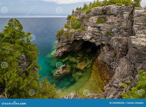 The Grotto Bruce Peninsula Hidden Gem Royalty Free Stock Photo