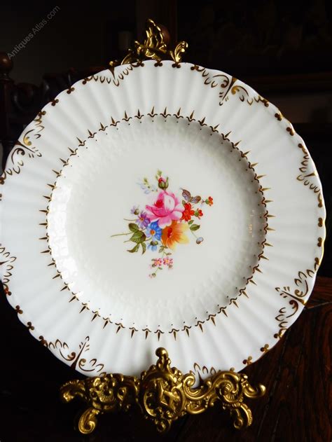 Antiques Atlas Royal Crown Derby Pretty Floral Cabinet Plate