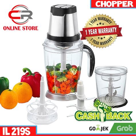 Jual Idealife Electric Chopper Blender Penggiling Pemulat Listrik