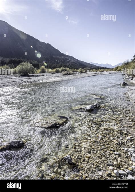 river isar wallgau bavaria  res stock photography  images alamy
