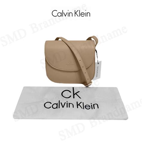 CK Calvin Klein กระเปาสะพายขาง รน Crossbody Bag Nude Code L06 W1056 SMD Brandname เสอ
