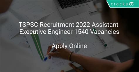 TSPSC Recruitment 2022 Assistant Executive Engineer 1540 Vacancies