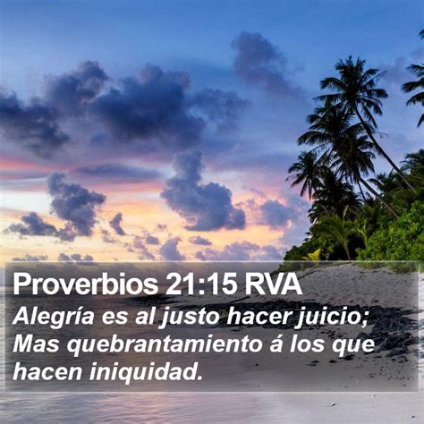 Proverbios Rva Alegr A Es Al Justo Hacer Juicio Mas